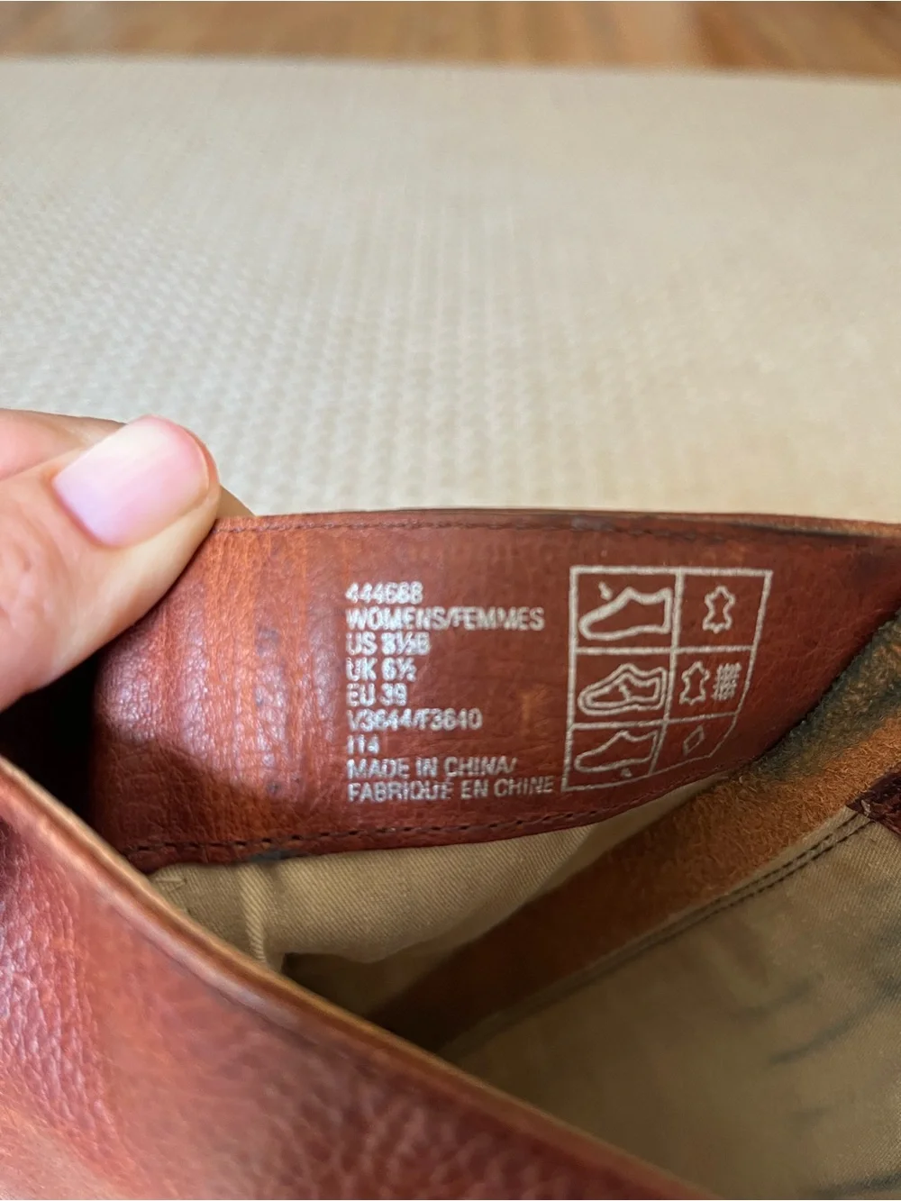 Lands' End Brown Leather Over-the-Knee Boots